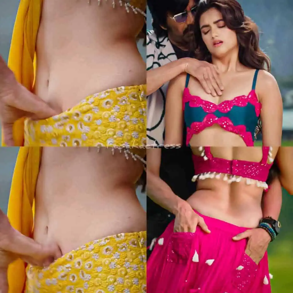 Bhagyashri Borse Hottest Navel Show