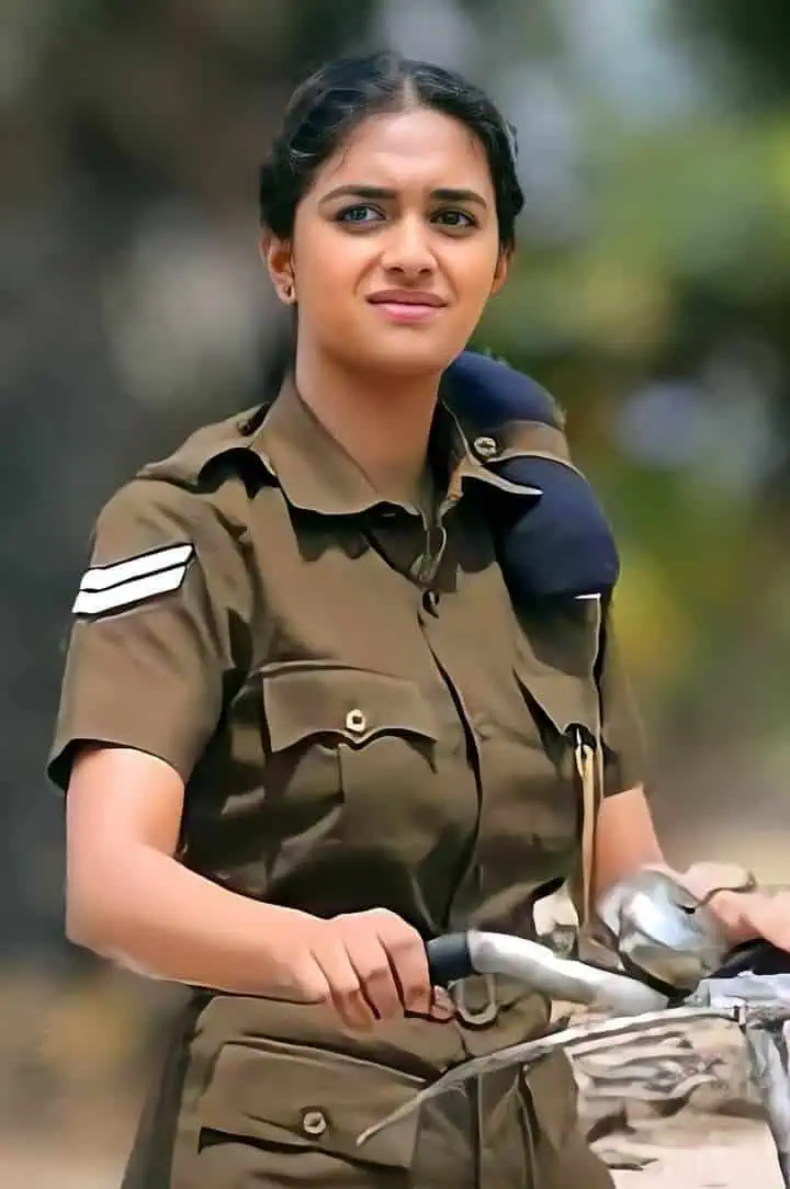 Keerthy Suresh in Police Uniform Photos 5