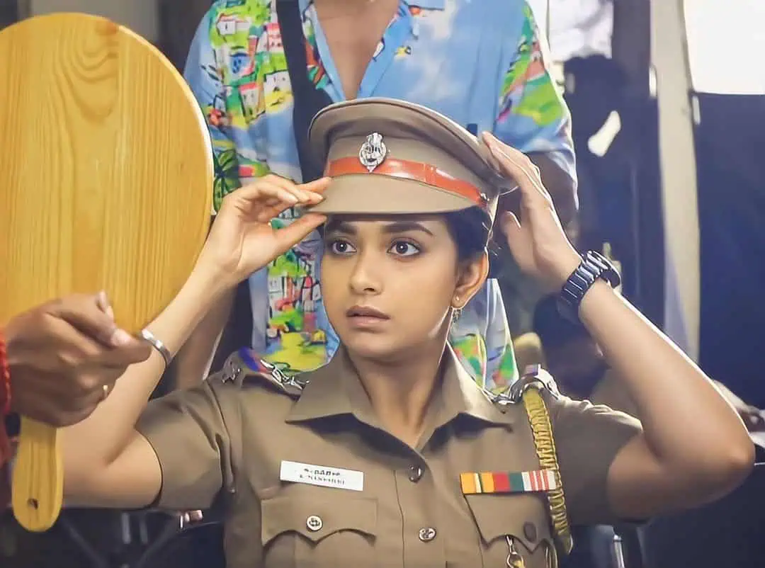 Keerthy Suresh in Police Uniform Photos 8